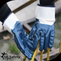 SRSAFETY Jersey azul industrial azul nitrilo guante de trabajo guante de construcción